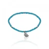 Pulsera Elástica Turquesa con Eguzkilore