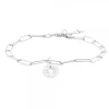 Pulsera Eslabones Martelé de Plata