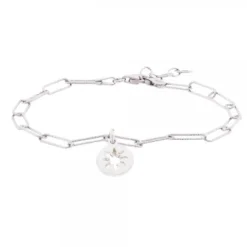 Pulsera Eslabones Martelé de Plata