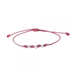Pulsera Mik Granate Eguzkilore Oro Blanco y Diamante