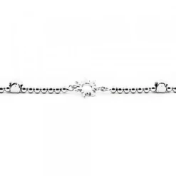 Pulsera Mountain de Plata con Estrellas y Bolitas