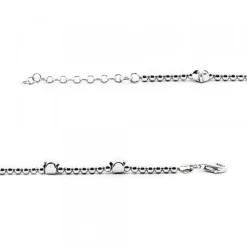 Pulsera Mountain de Plata con Estrellas y Bolitas