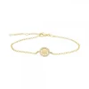 Pulsera Orla Plata Dorada con Circonitas