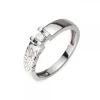 Sortija Eguzkilore Grabado Oro Blanco y Diamante